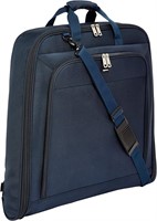 Amazon Basics Garment Bag - Navy Blue, 40-Inch