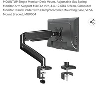 MSRP $40 SIngle Monitor Desk Mount
