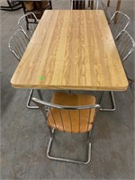 Mid Century Dining Table 6 Chairs
