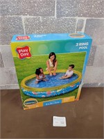 Three ring inflatable pool 5ft 5in wide!