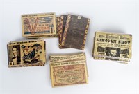 37 Vintage Wood Cards Baseball Lincoln Black Art