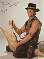 Crocodile Dundee Paul Hogan signed photo