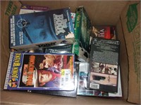 Box of Video Tapes Assorted