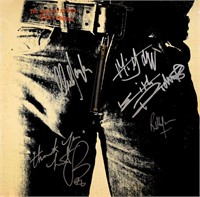 The Rolling Stones signed Sticky Fingers album