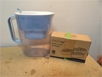 Water Drop Pitcher with 3 Filters