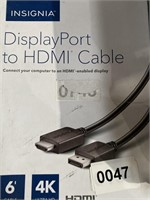 INSIGNIA DISPLAY PORT TO HDMI CABLE