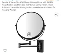 MSRP $68 Wall Hanging Makeup Mirror