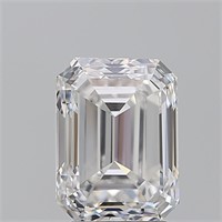 $376K GIA 4.01 Carat D VS2 Emerald Cut Diamond