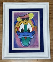 Andy Warhol Disney Donald Duck Blue Beak