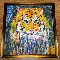 Leroy Neiman Tiger Power of Presence Canvas