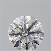 $174K GIA 3.30 Carat H VS1 Round Cut Diamond