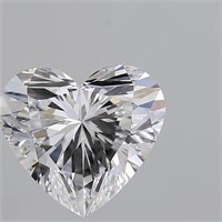 $1.28M GIA 5.03 Carat D FLAWLESS Heart Cut Diamond