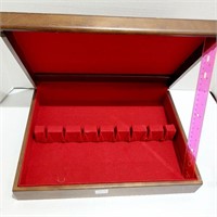 Red Velvet Utensil Box