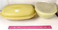 Tupperware Storage Containers (2) with Strainer