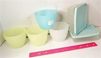 Tupperware Cups (4) & 2 Storage Containers