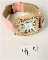Pretty Pink Strap Watch