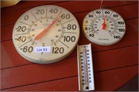 (3) Assorted USA Made Thermometers
