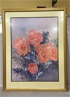 Framed and double matted David Lee print