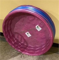 Lot of 21 blue and pink plastic kiddy pools, 8