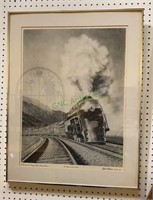 The Empire State Express - framed and matted print