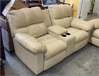 Love seat - recliners on both ends with center