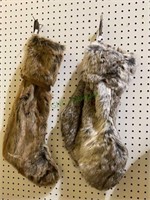 Unique lot of animal faux fur Christmas