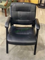 Office side chair w/metal frame with upholstered