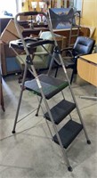 Nice Werner stepladder with paint tray. Foldable