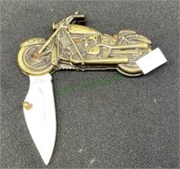 Motorcycle pocket knife blade of stainless