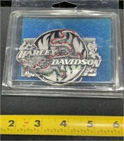 Harley Davidson belt buckle with dragon