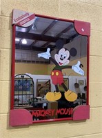 Mickey Mouse themed framed wall mirror measures
