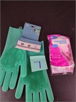 Silicone and Poly Disposable Gloves