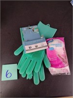 Silicone and Poly Disposable Gloves
