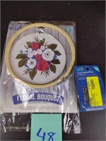 Pins and Embroidery Set