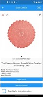 Pioneer Woman 48 in Diameter Crochet Rug