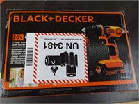 Black & Decker 20v Drill/Driver Set