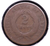 1870 TWO CENT PIECE G