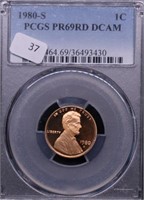 1980 S PCGS PF69DC RED LINCOLN