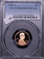 1995 S PCGS PF69DC RED LINCOLN