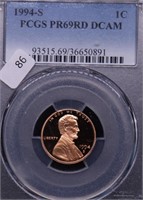 1994 S PCGS PF69DC RED LINCOLN