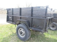 military trailer 105 5'x8', with title