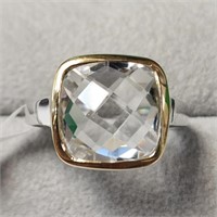$120  Crystal(5.7ct) Ring