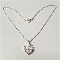 $60 Silver 10" With Charm Anklet