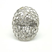 $440 Silver Diamond (1.35ct) Ring