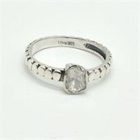 $260 Silver Diamond (0.4ct) Ring