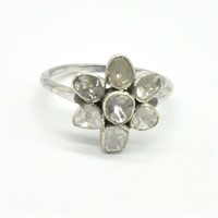 $320 Silver Diamond (1.35ct)   Ring