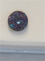 Apprx 10mm Round Caribbean Druzy Quartz