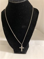 Cross chain necklace