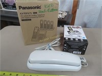 Phone Lot, New V-Tech, used Panasonic, princess