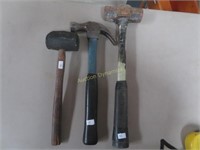 Rubber Mallet, Small Sledge & Construction Hammer